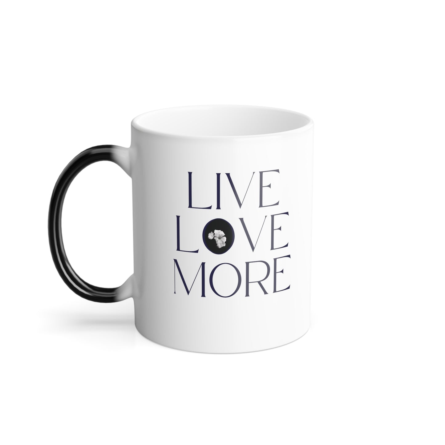 Color Changing Mug, Inspiring "Live Love", Color Morphing Mug, 11oz