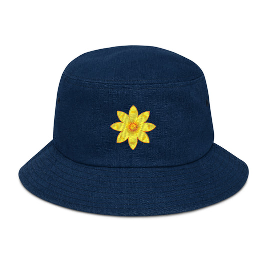 Denim bucket hat, 100% cotton Adey Abeba design