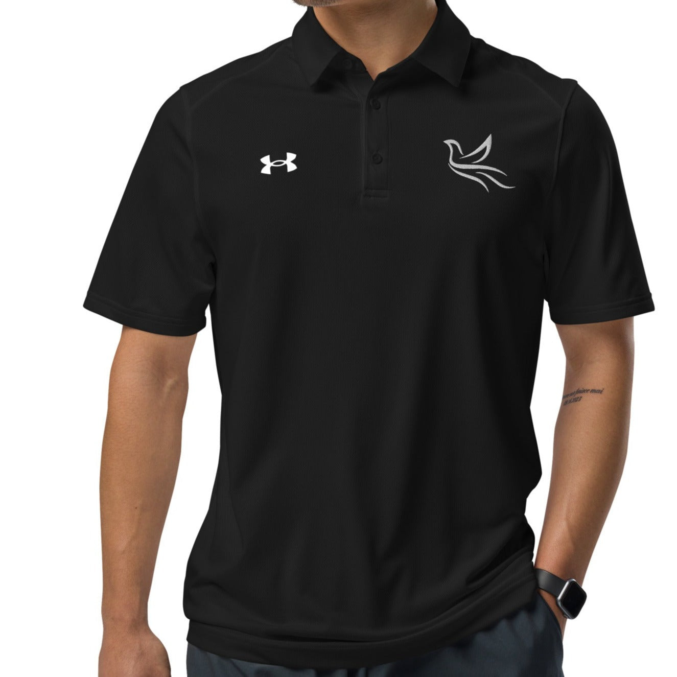 Under Armour® men's polo, Embroidered